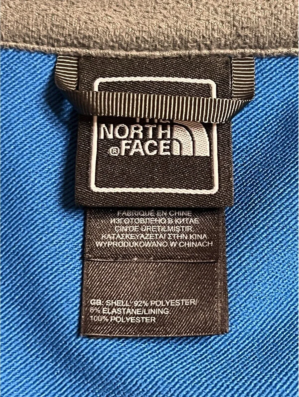 The North Face Pneumatic Apex Jacket Men's Size M Blue/Grey Full Zip Pockets